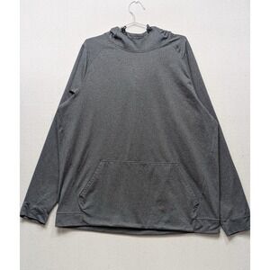 UNRL Crossover Hoodie Mens XXL Gray Performance Pullover Stretch Training